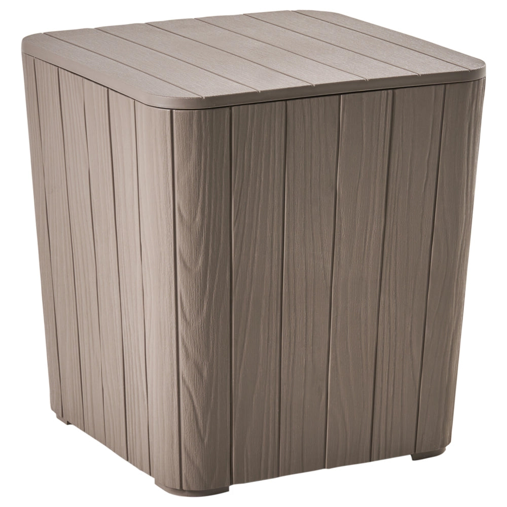 Contenitore da giardino Tortora Polipropilene 40 x 42 cm Cassetta degli attrezzi da esterno per tessuti