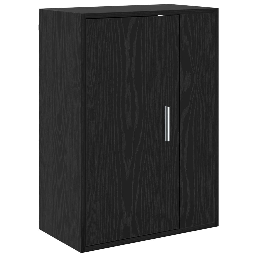 Set mobile TV 4 pcs Rovere Nero Legno multistrato