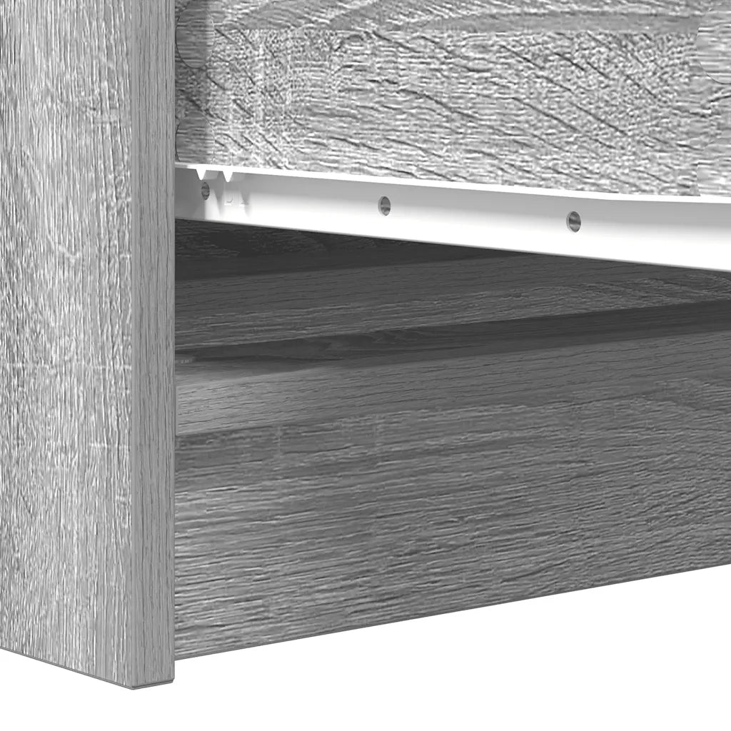 Credenza Grigio Sonoma 100x35x76 cm in Legno Multistrato 3328503