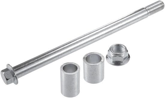 Asse posteriore con forcella 230mm - Montaggio facile - Bushing 25x22mm / 34x22mm - Diametro vite M14