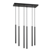 Lampadario Emibig Selter 6 Nero 6xG9 metallo 59cm H120cm
