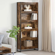 Armadio per Libri 2 pcs Quercia Fumosa 80 x 30 x 189,5 cm 3403012