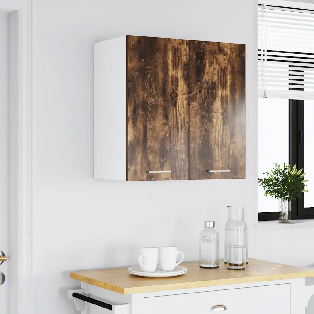 Mobile Pensile Rovere Fumo 60x31x60 cm in Legno Ingegnerizzato cod mxl 66669