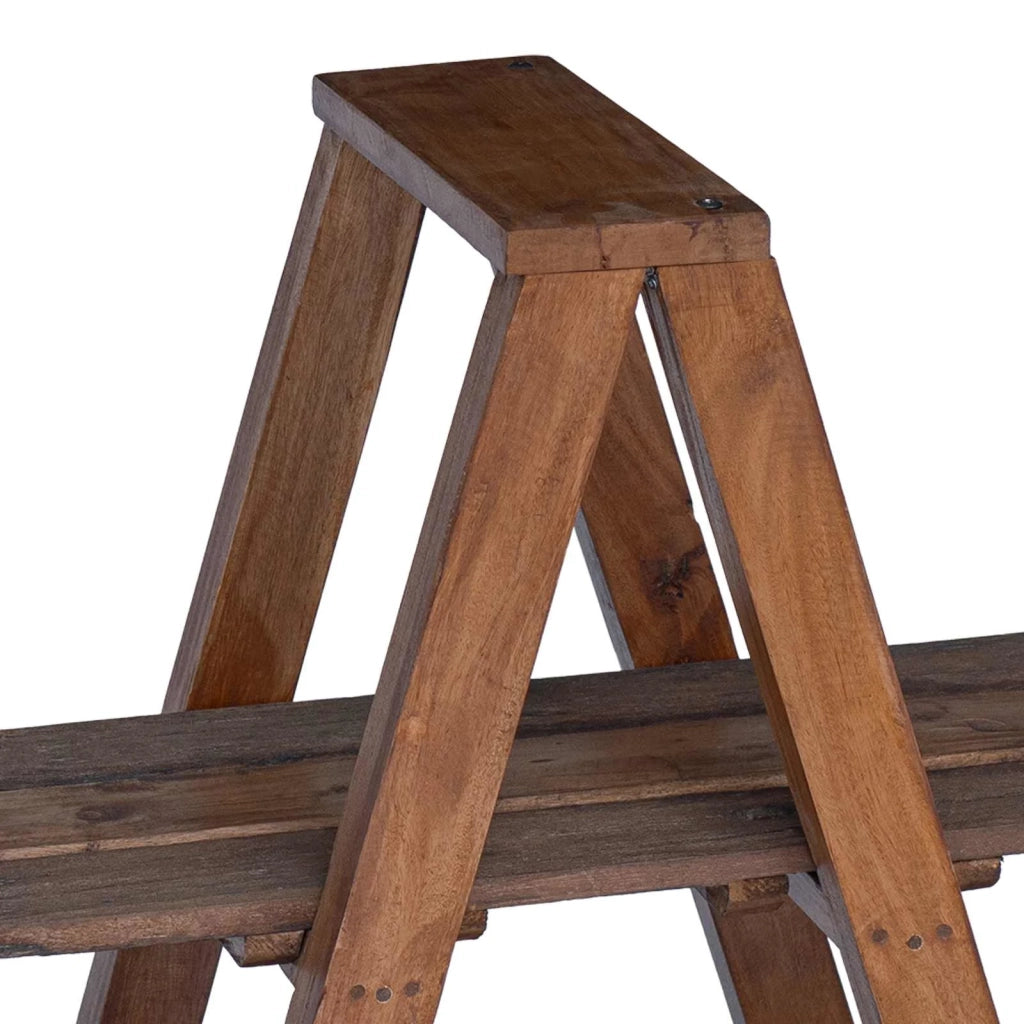Scaffale pieghevole con lo scaffale Marrone 79.5 x 35 x 112 cm CFW7890877