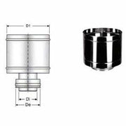 Inox doppia parete aisi 316 capp ello antivento d.180 230 b08x9yn