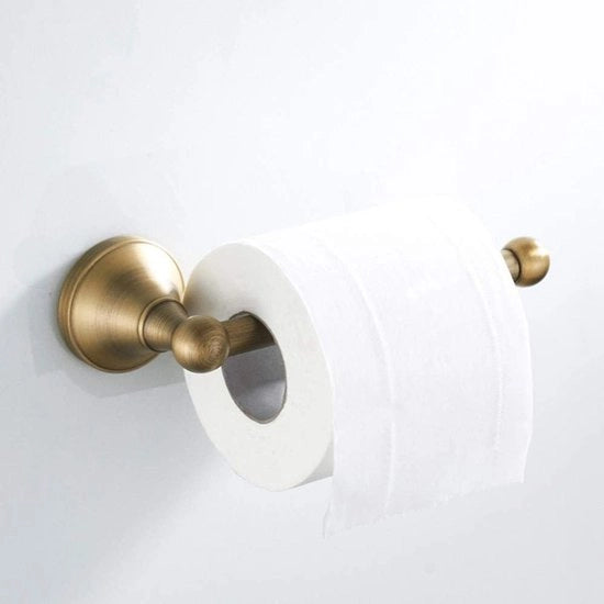 Supporto per Cartucce in Ottone - Montaggio a Parete Accessori da Bagno Vintage