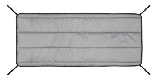 Cuscino trapuntato impermeabile grigio scuro per sedia da giardino AIO FACTORY 100x50 cm