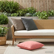 Cuscino con cuscino HEERLEN 2 pz Rosa Velluto 928029