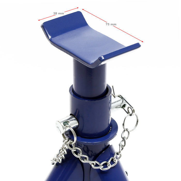 Cavalletti da officina di altezza regolabile Set da 2 pz Capacità di carico 2000 kg/pezzo Montaggio