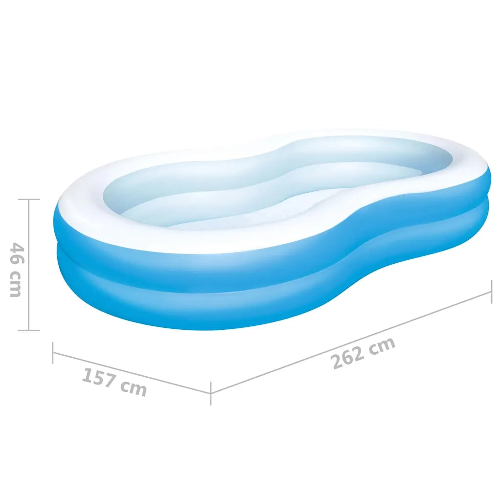 Bestway Piscina Famiglie Big Lagoon 262x157x46 cm 92906