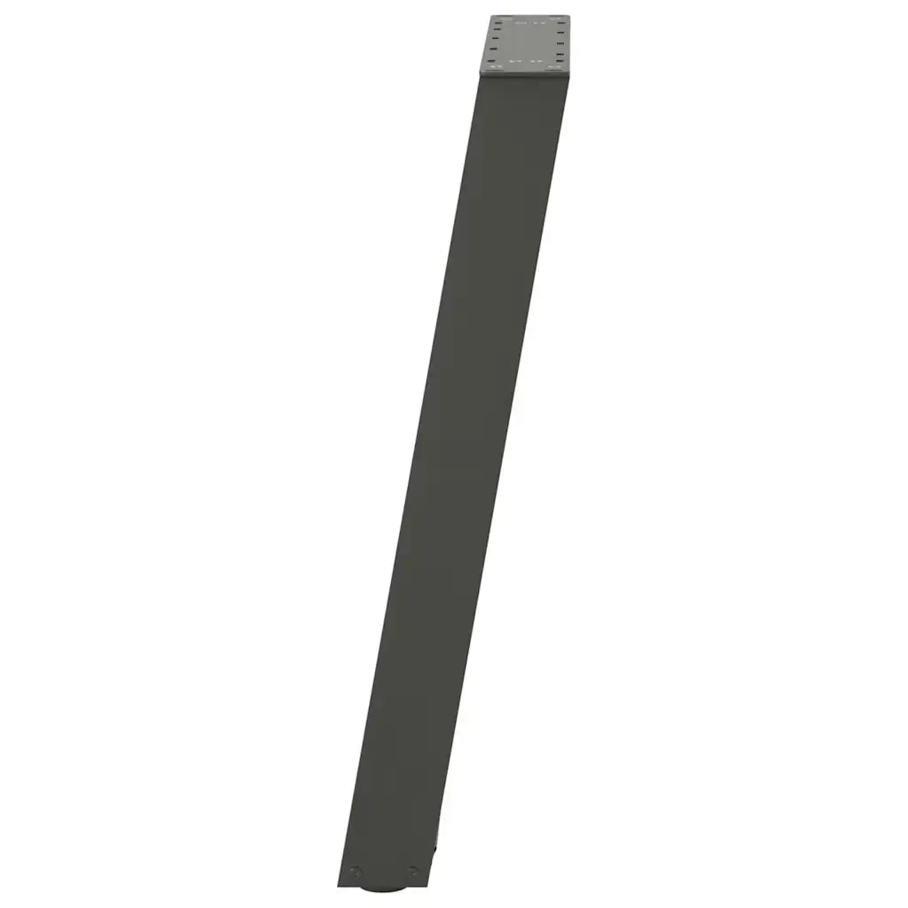Gambe per tavolo da pranzo a forma di U 2 pz Antracite 60x(72-73) cm Acciaio 4012790