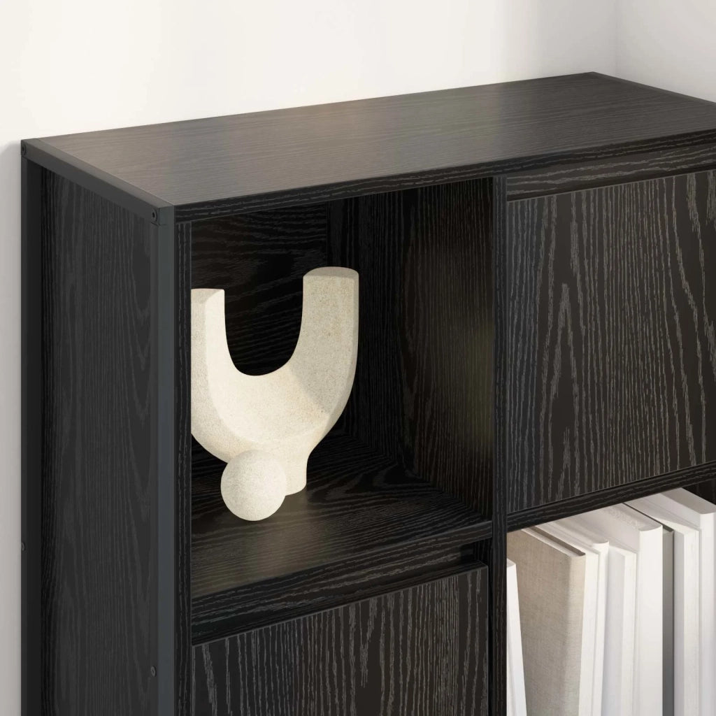 Armadio per Libri Rovere Nero 68 x 30 x 108.5 cm 886540