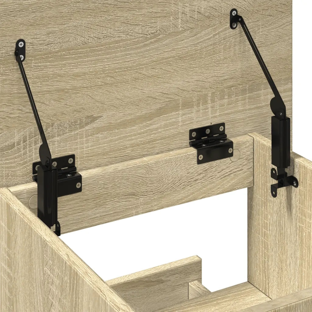 vidaXL Leggio con Ruote e Cassetto Sonoma 55x55x107 cm in Multistrato