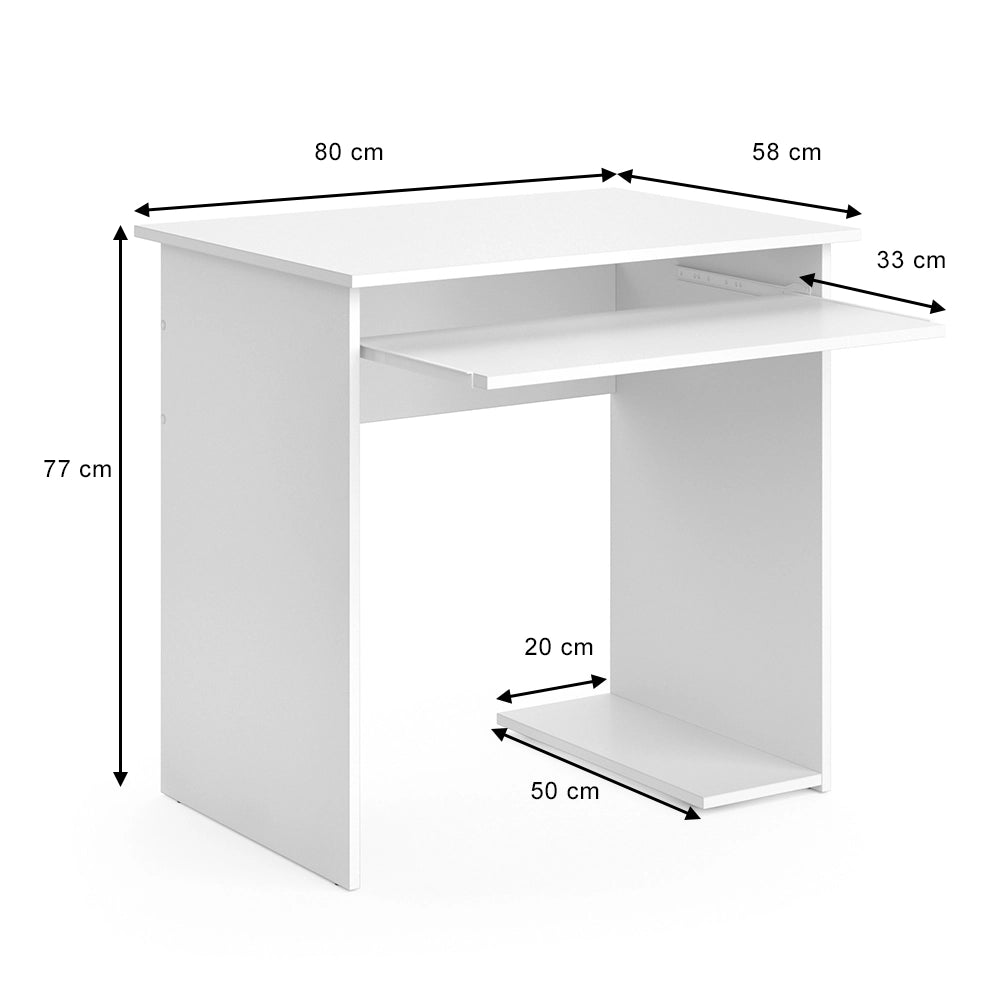 Vicco Scrivania Bianco 80 x 58 cm