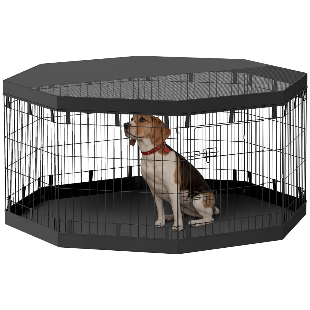 Recinto per Cani ¨C Minimal ¨C Grigio 8 Panelli 2.5 m2