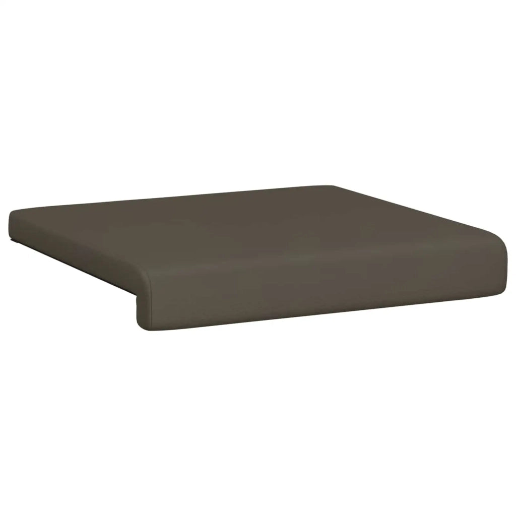 Cuscino per panchina 4 pcs Similpelle Grigio Profondità 35 cm 42043113