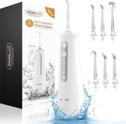 Drenaggio orale senza fili con 4 impostazioni di pressione e serbatoio d'acqua rimovibile - Ideale per denti sensibili