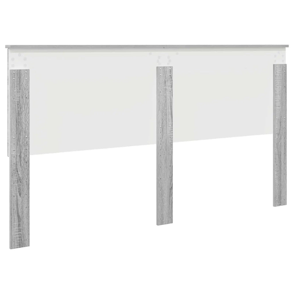 Testiera | Testata con Testiera | Testata Grigio Sonoma 180 cm Legno multistrato