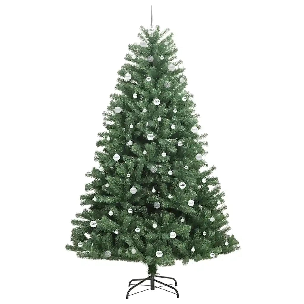 Albero di Natale Artificiale con Rami Pieghevoli Verde 240 cm 3395510