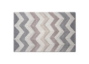 Tappeto Casa Bagno Cotone Spugna Morbida Antiscivolo Tono Su Tono Corner - 50x80 - Carbone