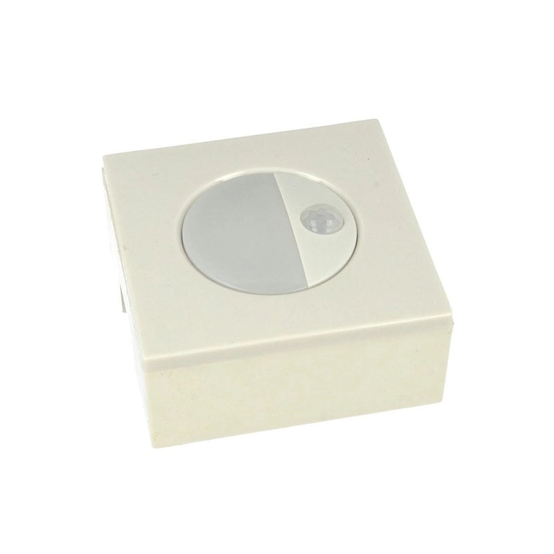Faretto Luci Led Segnapasso Con Sensore Movimento 3W Bianco Neutro Quadrato Scatola Incasso 86X86 da Muro Incluso SKU-5570