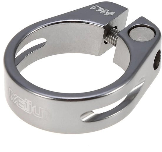 Clip per sella 34,9 mm - Lega di alluminio - Clip di sblocco rapido - Accessorio per bicicletta - Sella - Progettazione leggera