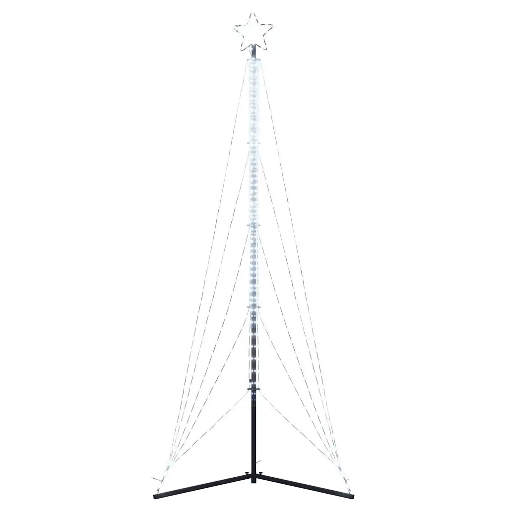 Albero di Natale | Decorazioni natalizie a LED 525 LED Bianco Freddo 302 cm