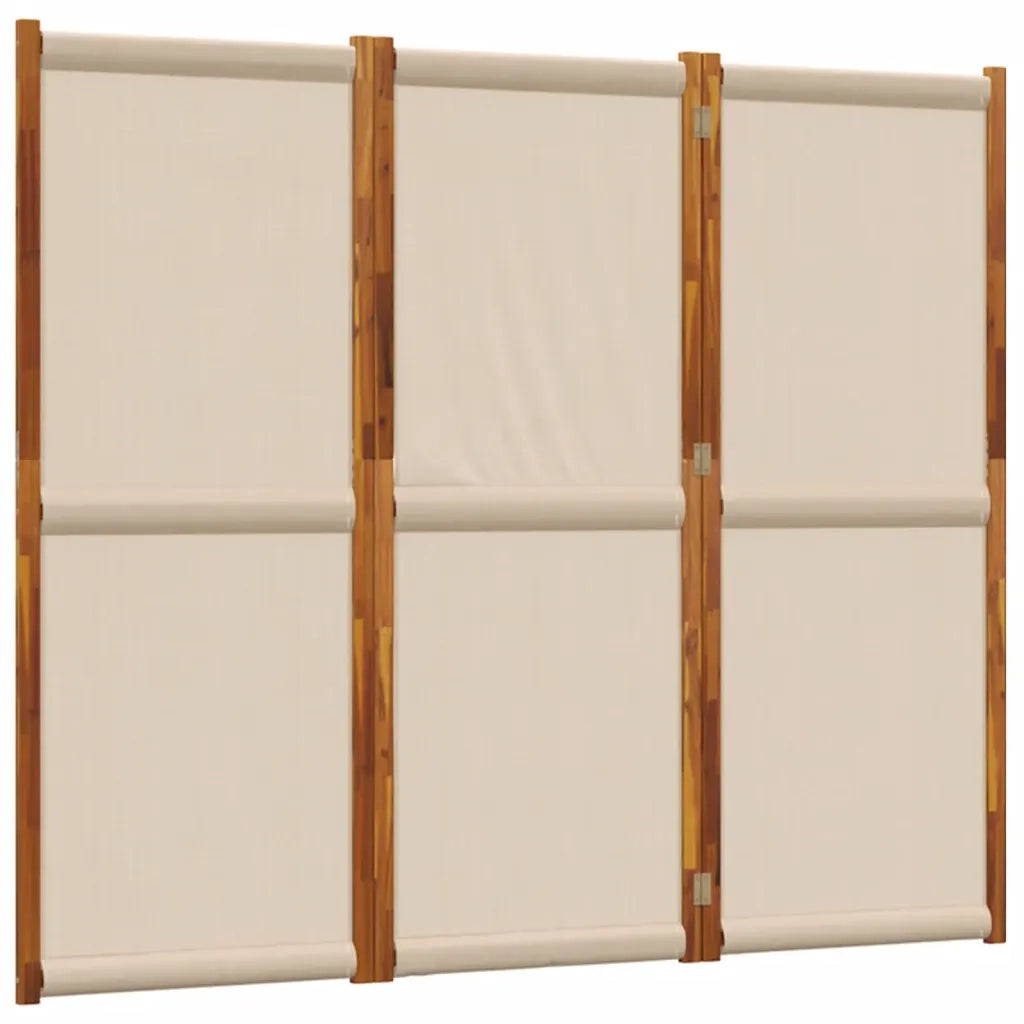 Divisorio a 3 Pannelli Tortora 210x180 cm 4003363