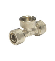 Raccordo a tee femmina diam.3/4x26 per multistrato