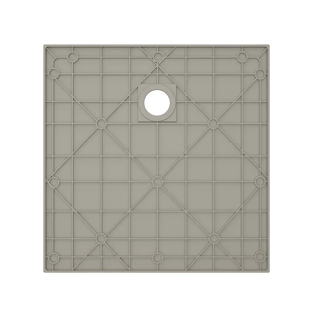 Piatto doccia 80x80 cm colore marrone effetto pietra | Samos
