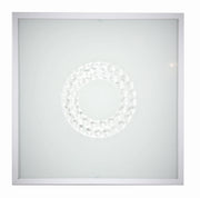Candellux plafoniera LUX 10-60655 quadrata 29cm bianca 16W 6500K