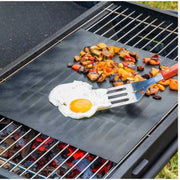 Confezione 2PZ TAPPETINO ANTIADERENTE COTTURA BARBECUE 40X33 NERO - UNIVERSALE