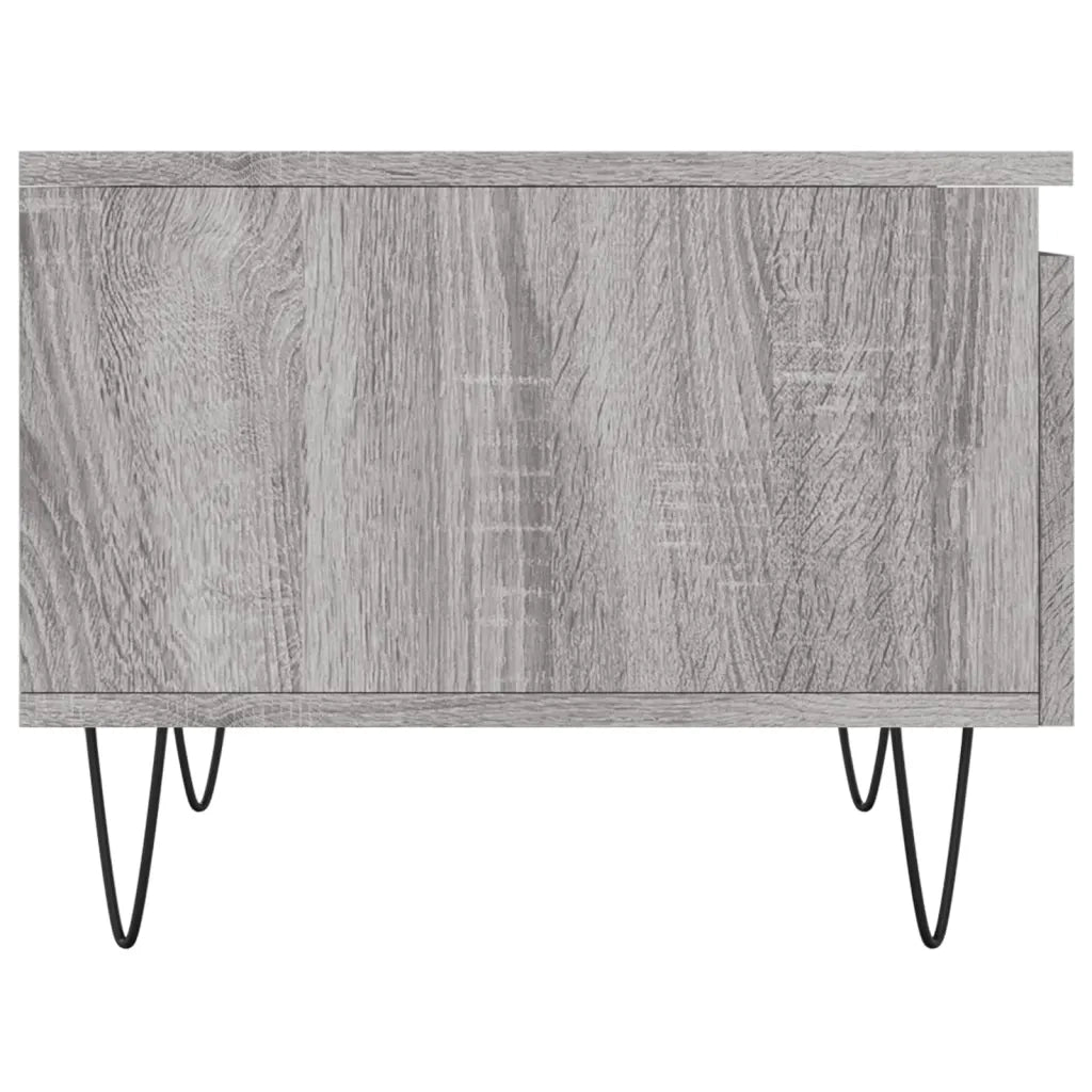 2 pz Tavolini salotto | Tavolino da caff¨¨ | Tavolino da Soggiorno Grigio Sonoma 50x46x35cm Legno Multistrato