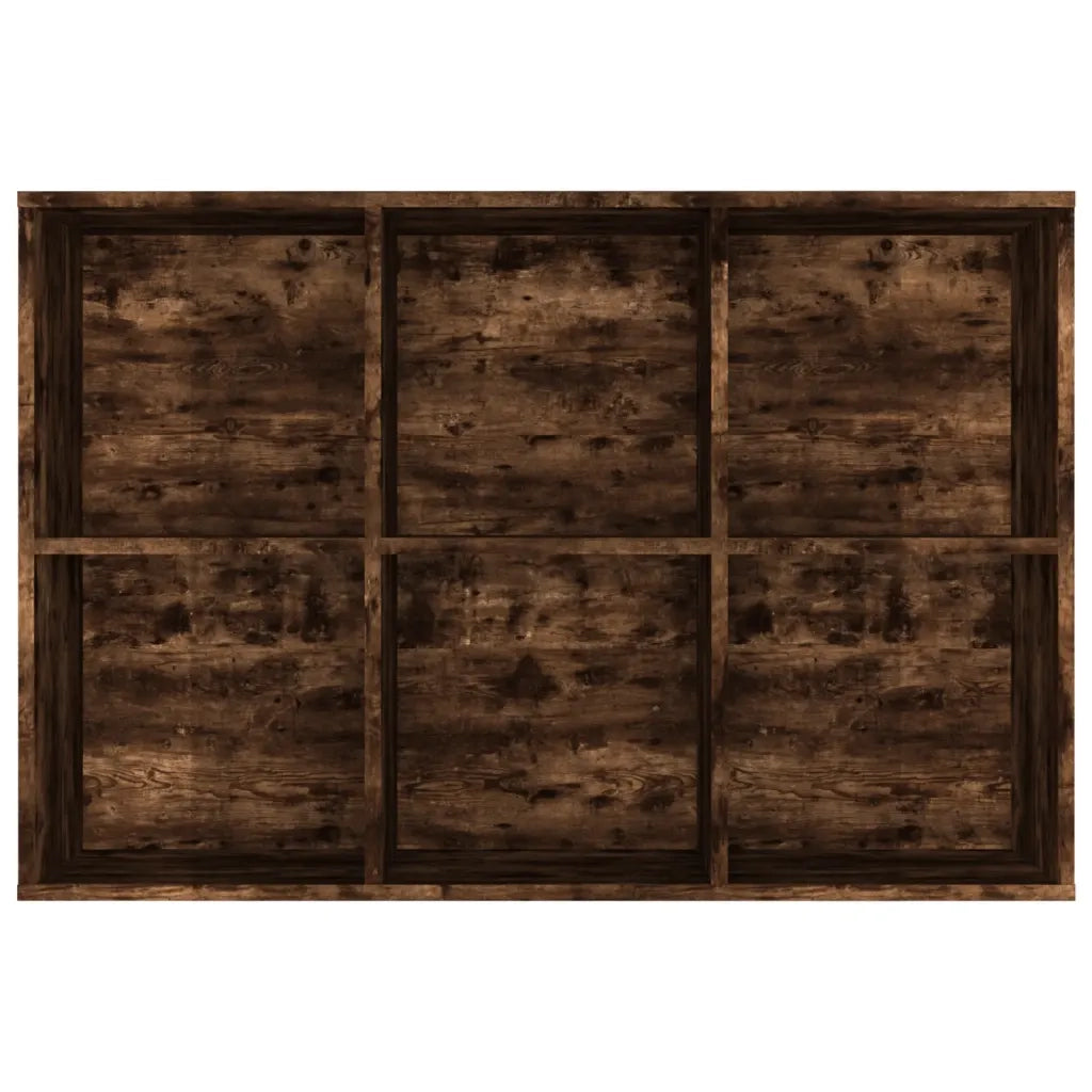 Libreria/Credenza Rovere Fumo 66x30x98 cm in Legno Multistrato 815294