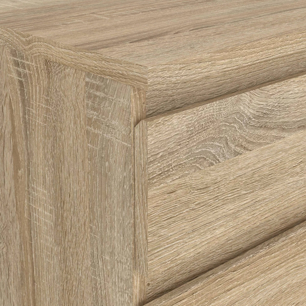 Cassettiera Abelarda, Settimino multiuso, Comò camera da letto, Mobile con cassetti, 40x40 h107 cm, Quercia