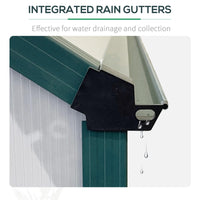 Serra da Giardino 190x375x199 cm in Policarbonato Verde