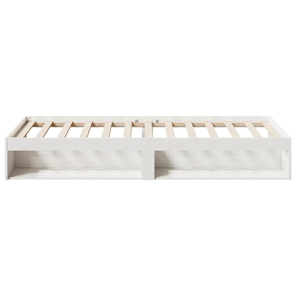 vidaXL Dormeuse senza Materasso Bianca 90x200 cm Legno Massello Pino