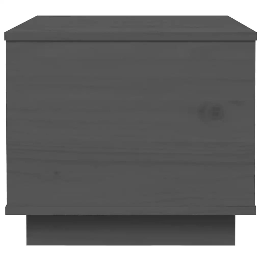 Tavolino da salotto | Tavolino da caff¨¨ | Tavolino da Soggiorno Grigio 40x50x35 cm Legno Massello di Pino