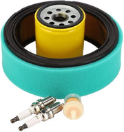 Kit di manutenzione filtro aria - Adatto per KOHLER CV18S/CV23S/CV20S/CH22/CH23 - Incluso filtro carburante/candela/filtro olio - Prestazioni stabili - Materiale: acciaio/gomma - Parti di ricambio per motosega
