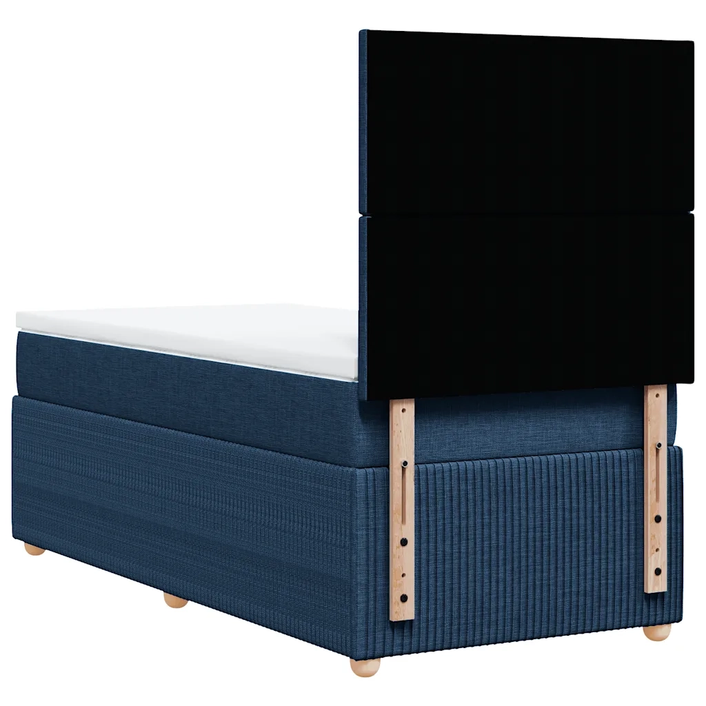 Giroletto a Molle con Materasso Blu 90x200 cm inTessuto 3294238