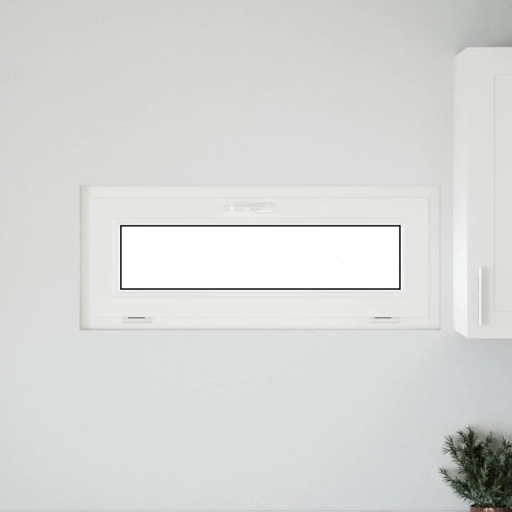 Finestra per Soffitta RISOR 110 x 40 cm PVC e Vetro Bianco CFW5655392