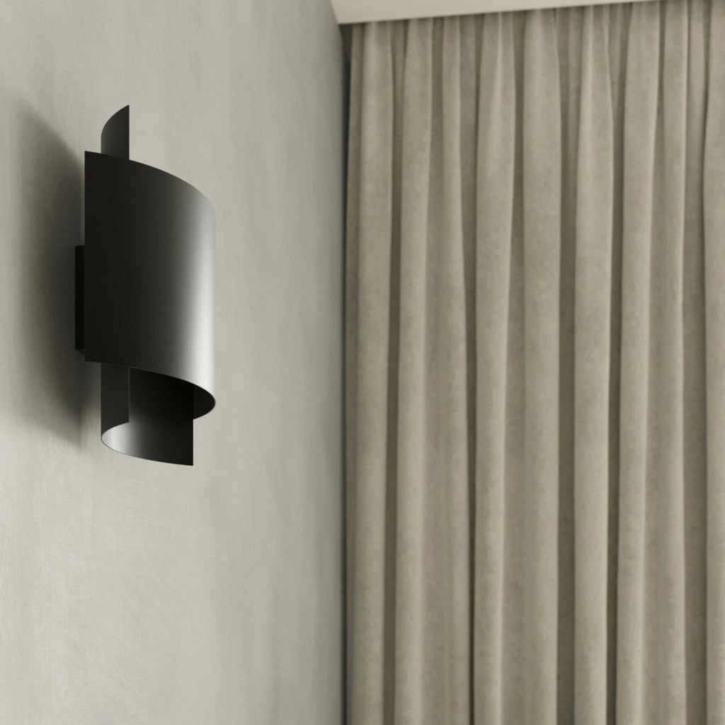 Applique FORGIO nera in metallo 1xG9 IP20 Pure Lume