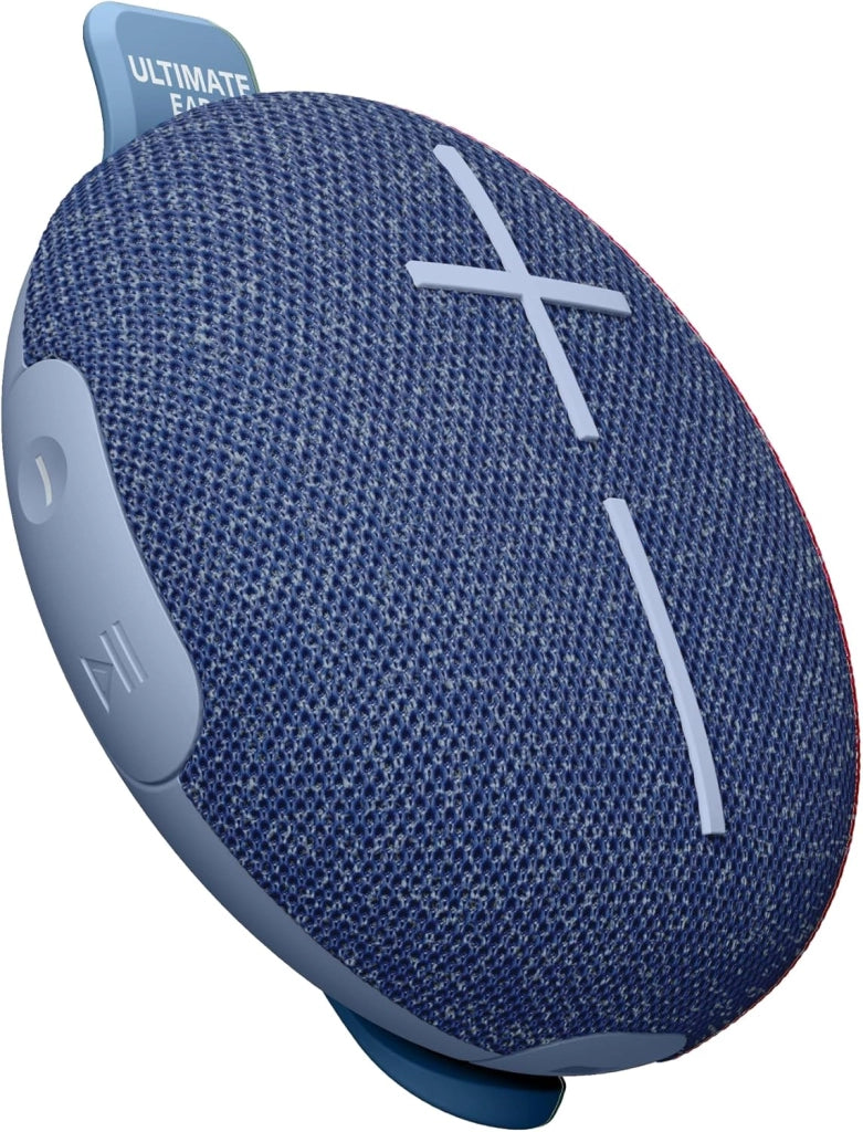 Ultimate Ears MINIROLL Altoparlante Bluetooth impermeabile ultraportatile, bassi potenti, resistente alla polvere IP67, raggio d’azione di 40 m - Nero