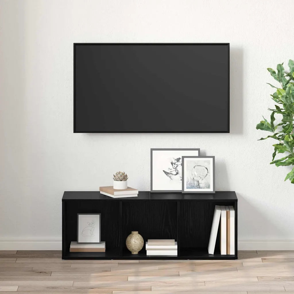Set mobile TV Nero 72 x 35 x 37 cm Legno multistrato 875098