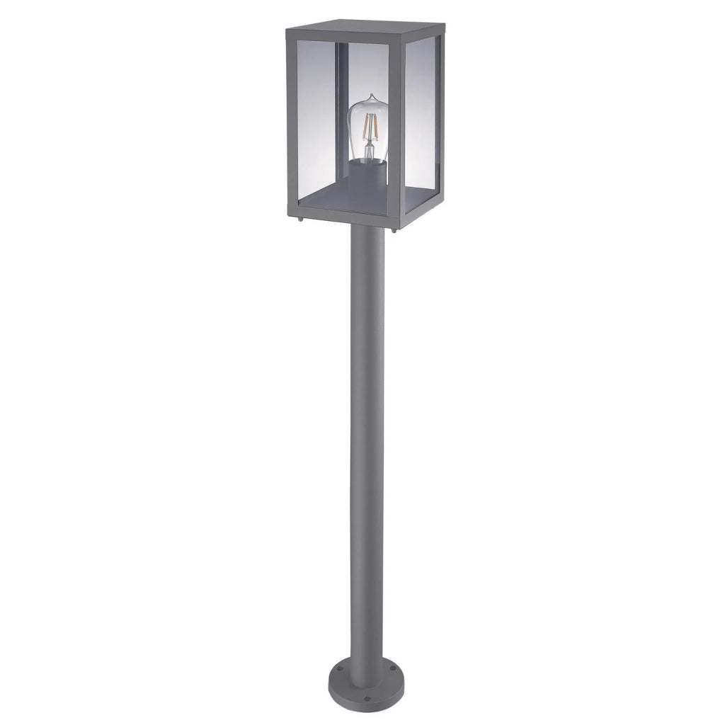 Paletto da giardino led colore antracite mod. Leon