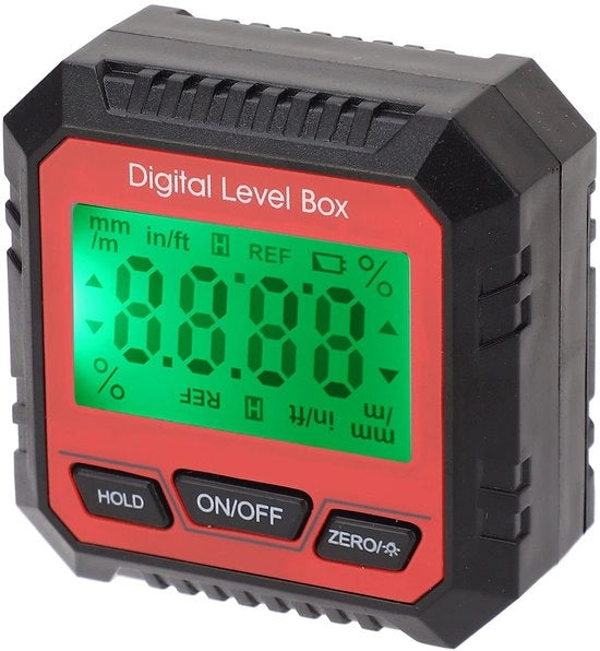 Strumento di misura digitale per livelli - Gradenboog tilometer - Alta precisione - Misuratore per houtbewerking - Rame - Applicazione per costruzione e decorazione...