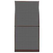 Schermo Insetti a Battente Marrone e Nero 120 x 240 cm CFW2701648