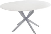 tavolo da pranzo allungabile Loyd, Bianco/Grigio, 120 x 76.5 cm Estensibile