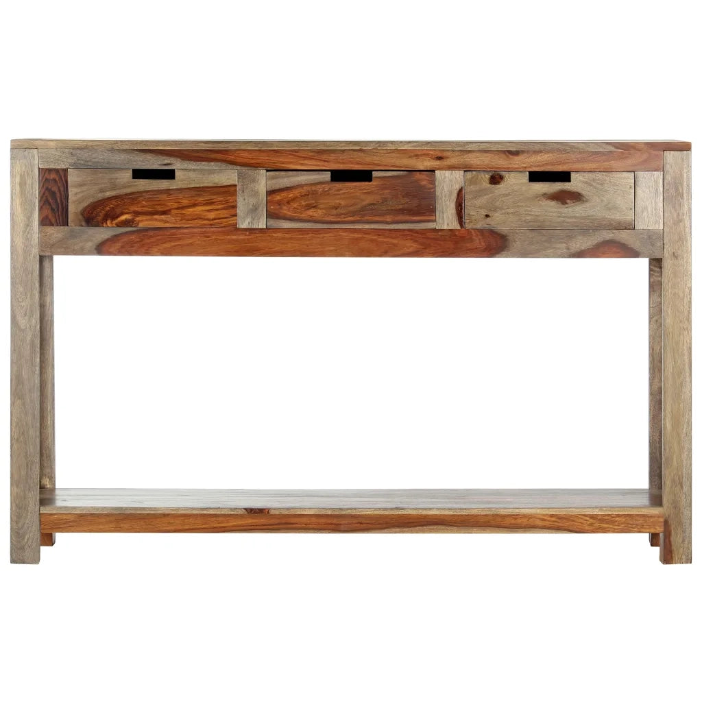 Tavolo Consolle | Tavolo d'Ingresso con 3 Cassetti 120x30x75 cm Legno di Acacia