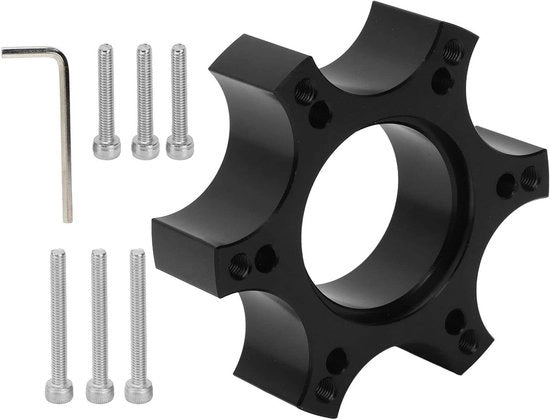 Adattatore di hub rapido in lega di alluminio per stantuffo 70 mm per stilo da 13-14 pollici.